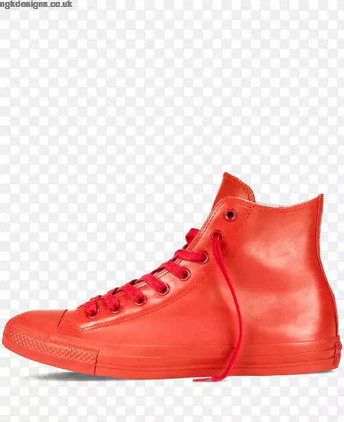 运动鞋-恰克？泰勒-全明星-用红色的阿迪达斯。