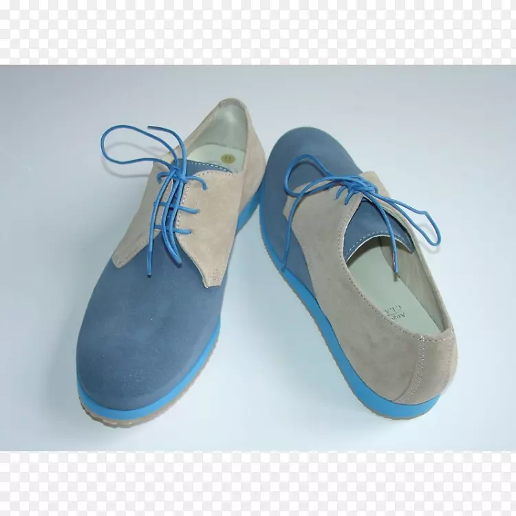 产品设计步行鞋.女鞋用钴蓝鞋