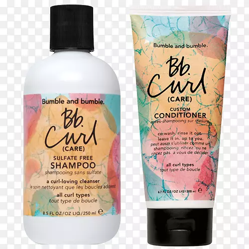 头发护发素乱七八糟。Bb.curl定义奶油洗发水-洗发水