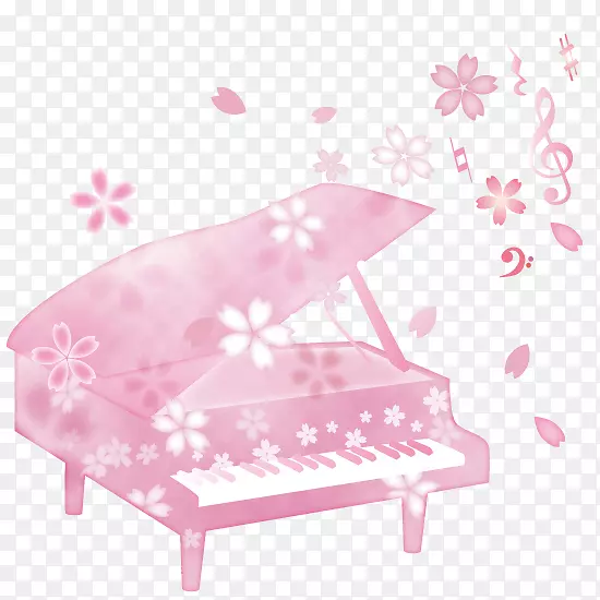 樱花和大钢琴