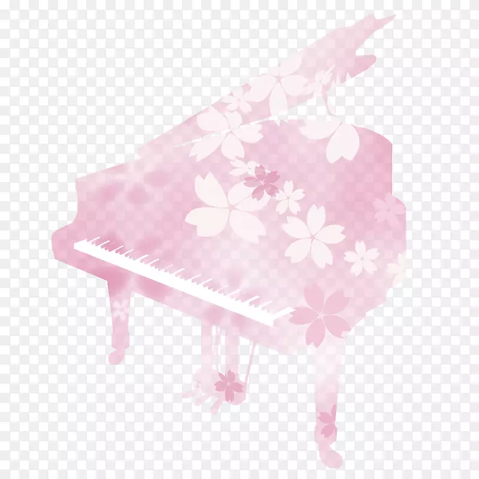 樱花钢琴插图