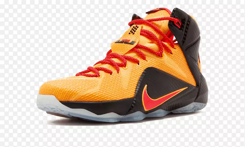 运动鞋篮球鞋运动服装产品霓虹灯橙色kd鞋