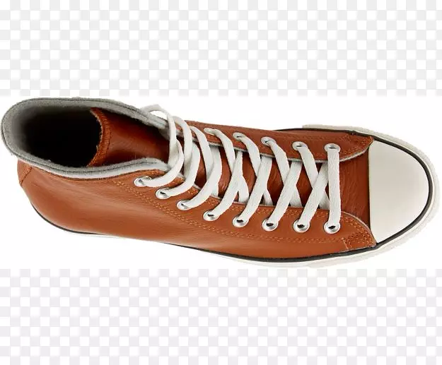 查克？泰勒全明星高顶运动鞋与男人的恰克？泰勒，全明星皮革-橙色kd鞋，2017年。