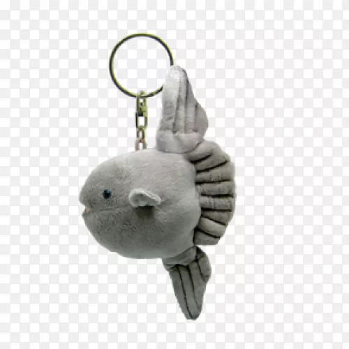 野生行星12厘米海豚钥匙圈(灰色)毛绒玩具毛绒娃娃产品