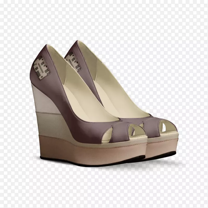产品设计：女式拖鞋-4英寸平台网球鞋