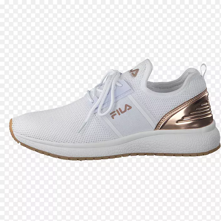 菲拉波特兰l低wmn白色运动鞋控制低，黑色，36玫瑰金网球鞋为女性。