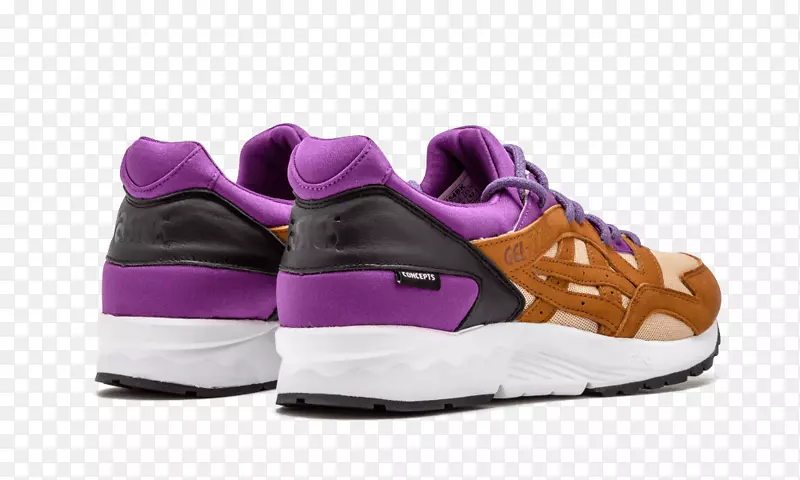运动鞋产品设计运动服装.女用闪光紫色货车鞋