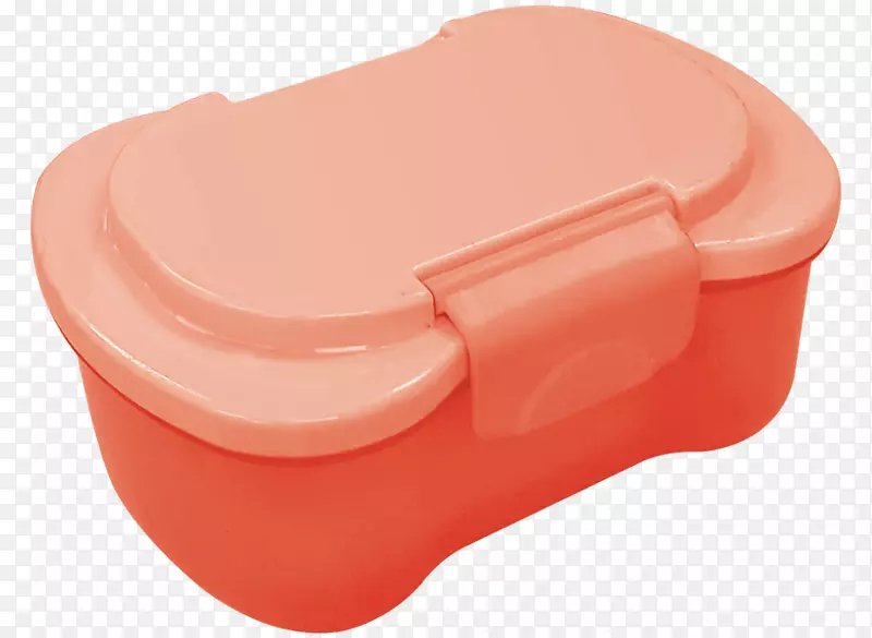 午餐盒。橙色午餐盒产品塑料-小型成长箱过滤器