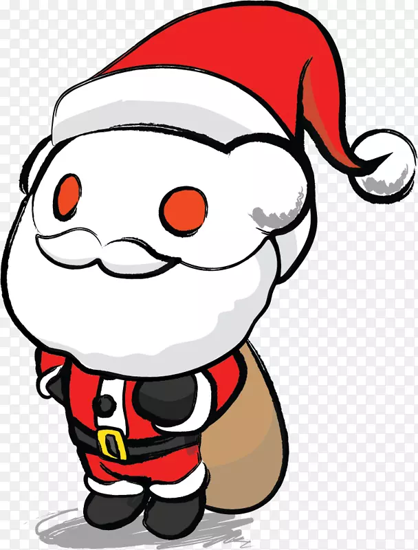圣诞老人剪贴画-圣诞老人