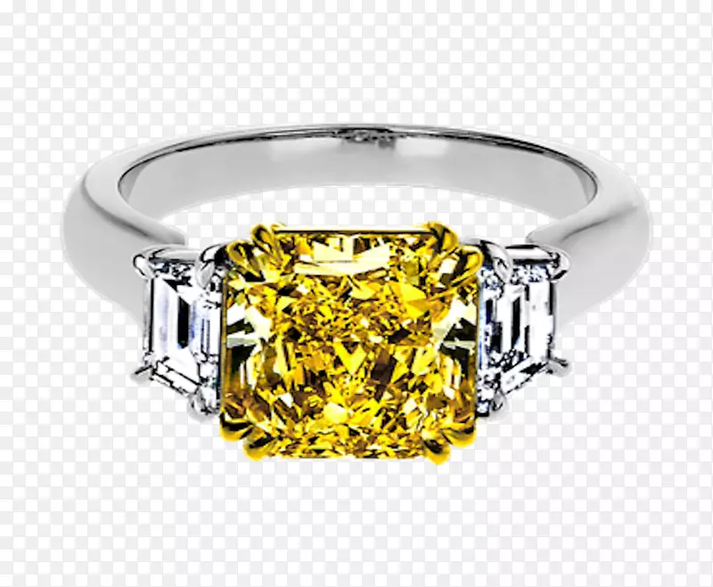 产品设计戒指银身珠宝戒指