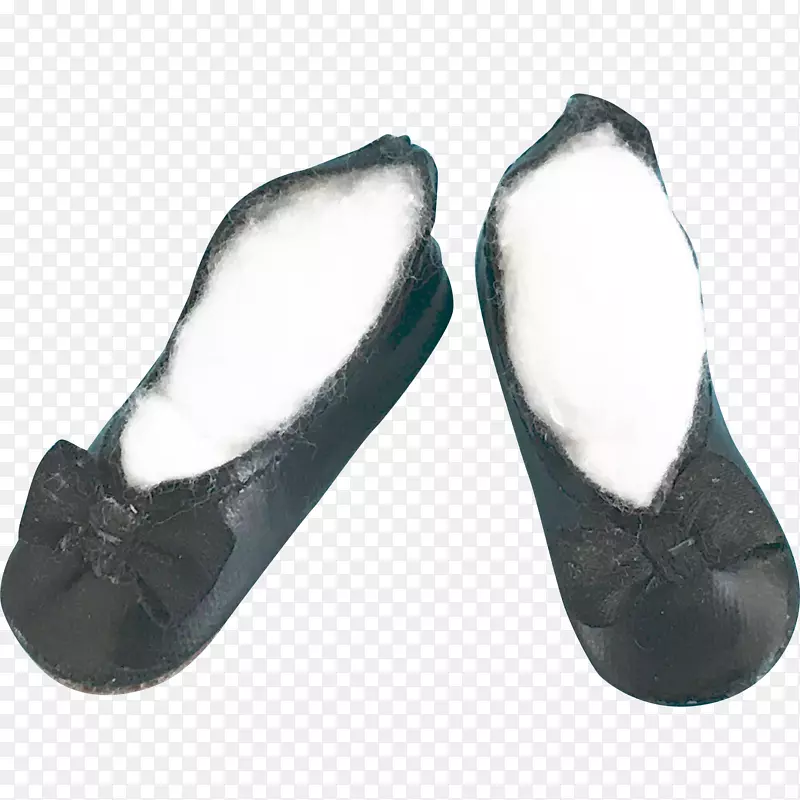 拖鞋行走-银色芭蕾女式平底鞋