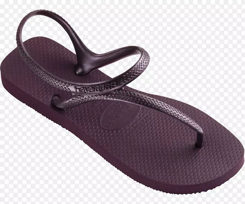 拖鞋紫色哈瓦那闪光城市女式凉鞋.紫色