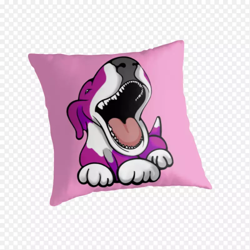 投掷枕头垫纺织品粉红色m-枕头