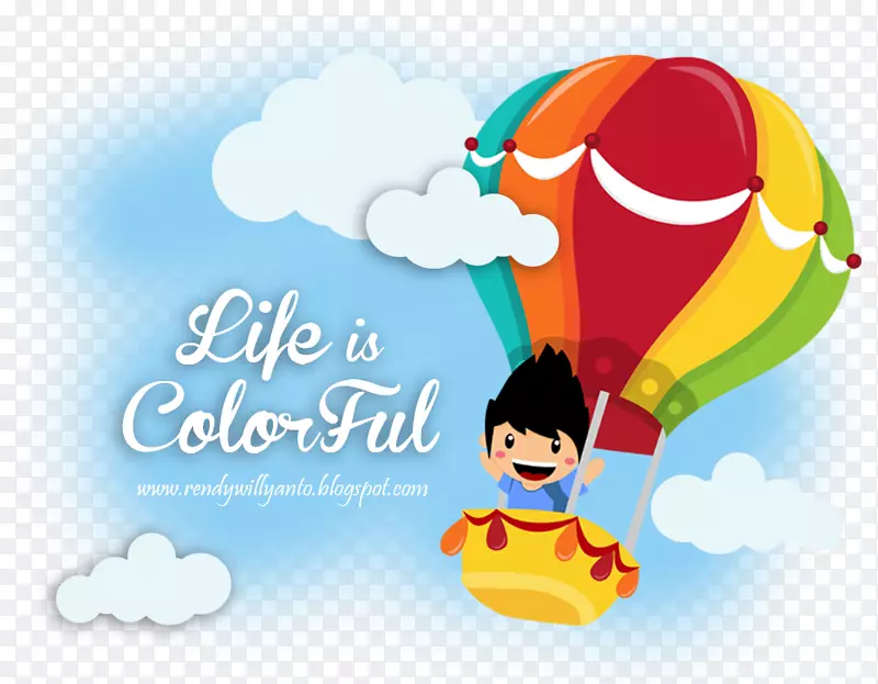 生活是一次打击；不要划出插画，热气球剪辑艺术-索斯戈伦·塞科拉·贾扬