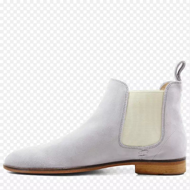 产品设计绒面皮鞋白色品牌靴子