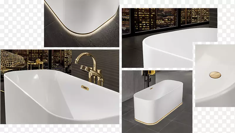 Villeroy&Boch Finion洗手盆43x39厘米浴室照明.设计