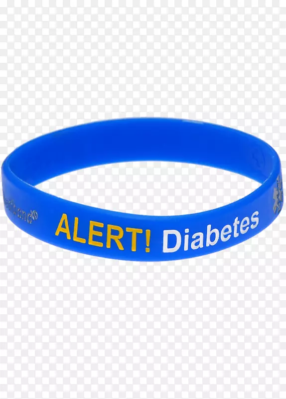 手镯医学标识标签珠宝1型糖尿病1型糖尿病医疗警报符号