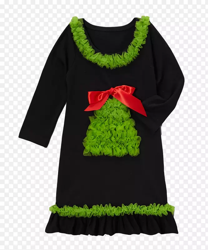 T-恤，圣诞树，衣服，圣诞日，褶皱-t恤