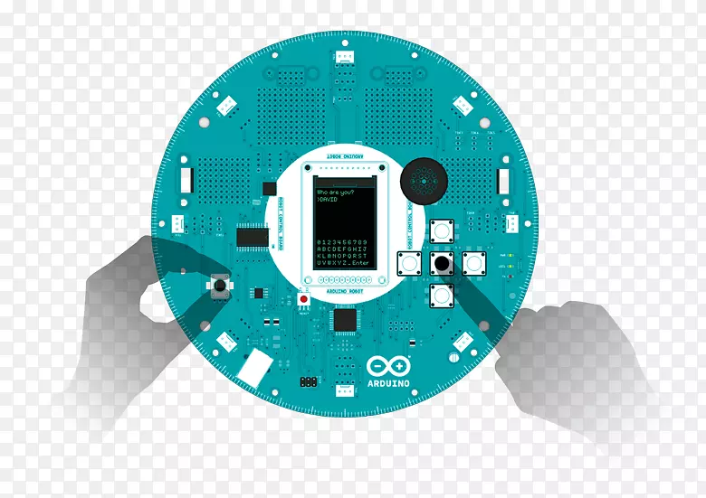 Arduino机器人原理图印刷电路板接线图-机器人