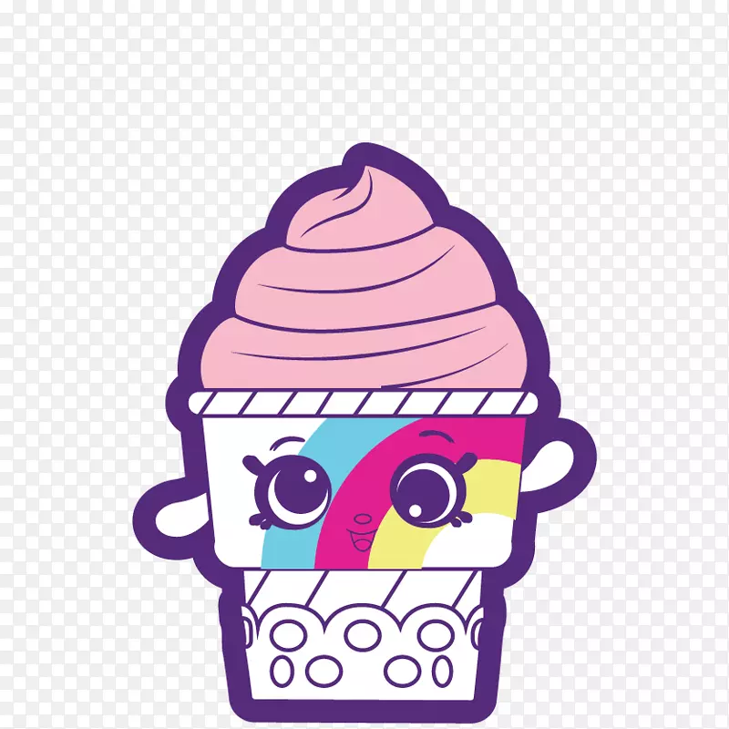 剪贴画肖普金斯冰淇淋彩虹部落-冰淇淋