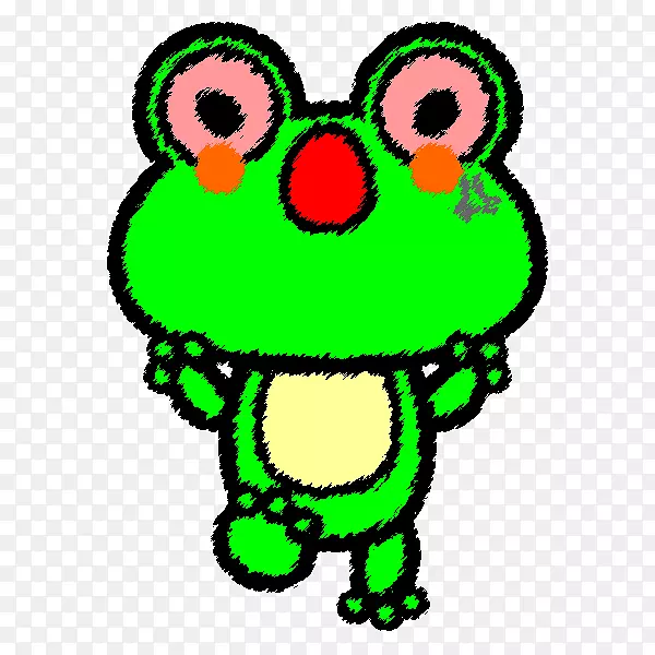 真正的青蛙剪贴画两栖动物画青蛙