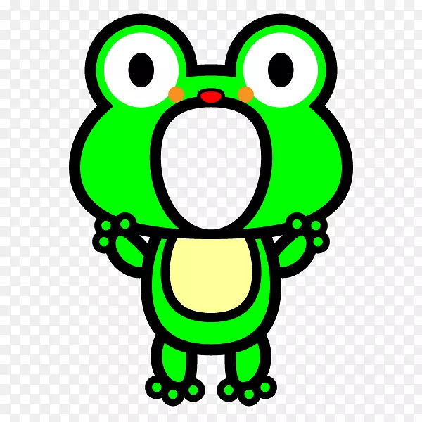 剪贴画青蛙两栖动物图像插图-青蛙