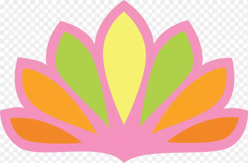 神圣莲花图案符号剪贴画印度-荷叶