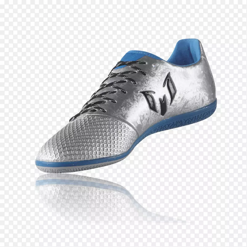 运动鞋阿迪达斯梅西163深灰色银金属太阳能绿色足球靴-阿迪达斯
