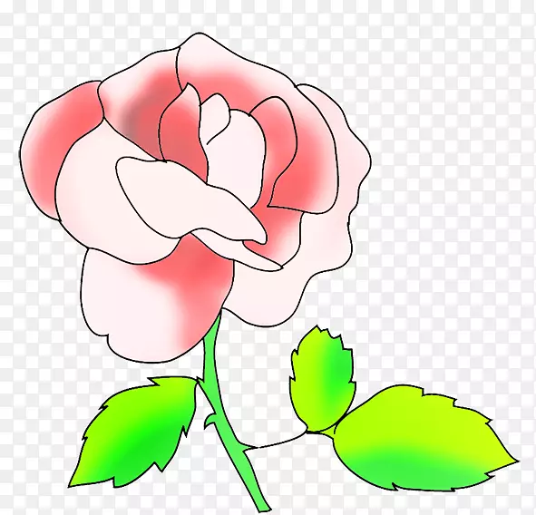 剪贴画花园玫瑰画形象花卉设计-玫瑰
