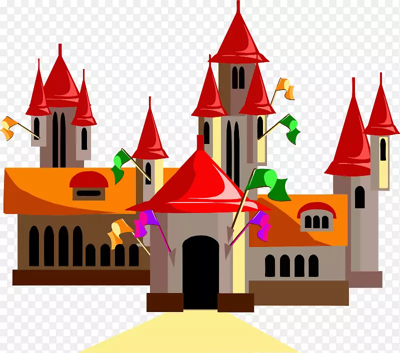 剪贴画图形图片开放部分-城堡