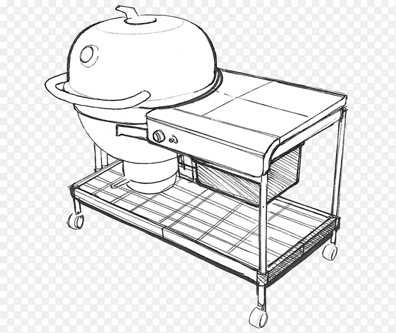 产品设计烧烤工业设计韦伯顶煤气烧烤