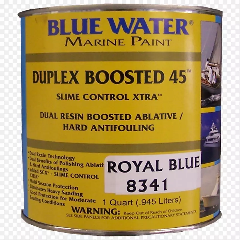 蓝水船用超级光泽产品材料明蜡71028000快干聚氨酯加仑缎面蓝水漆