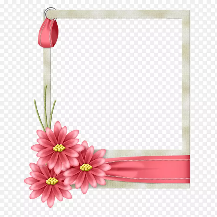 画框边框剪贴画花卉设计