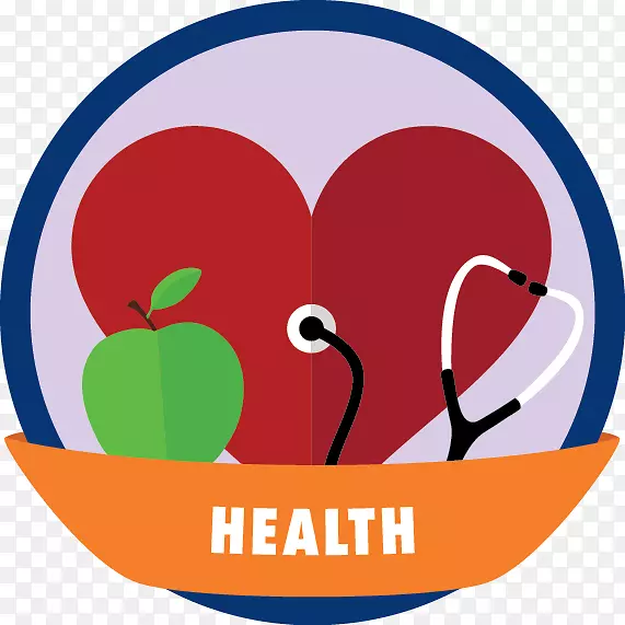 健康徽章剪贴画图像图形设计.健康