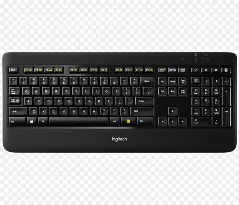 电脑键盘电脑鼠标罗技照明键盘K 800无线键盘电脑鼠标