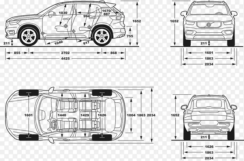 2018年沃尔沃XC 60 ab沃尔沃紧凑型运动型多功能车2017年沃尔沃XC 60-Car