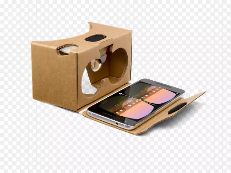 谷歌硬纸板虚拟现实耳机手机-谷歌