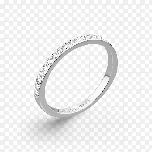 结婚戒指钻石珠宝白金戒指