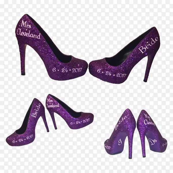 高跟鞋紫色凉鞋窥视鞋-脚趾鞋-紫色鞋