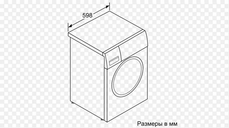 洗衣机自动安装前装8kg 1400 rpm a+白色洗衣机Robert Bosch GmbH Bosch Serie 2 WE 28267-洗衣机