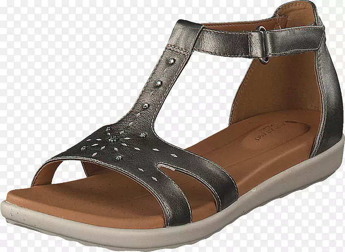 Clarks 3324-34D Un Reisel Mara Pewter女式凉鞋