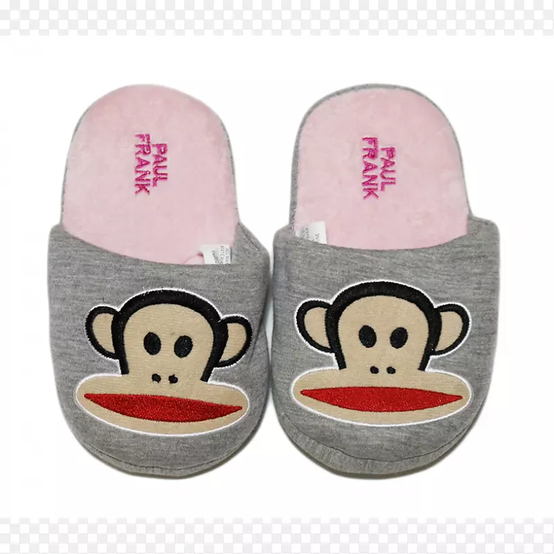 拖鞋保罗弗兰克工业动物粉红色婴儿鞋