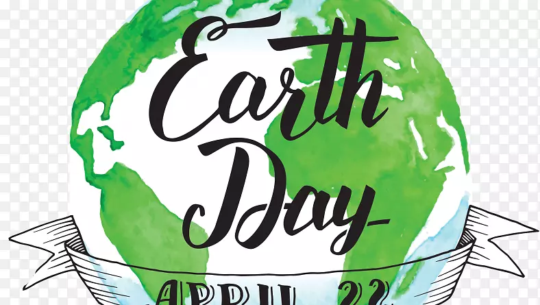 快乐地球日剪贴画四月二十二日-环保日