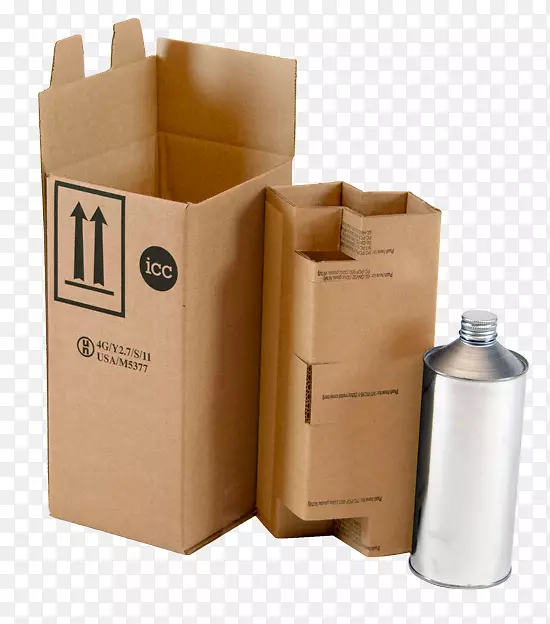 产品锥形纸箱包装和标签包装材料