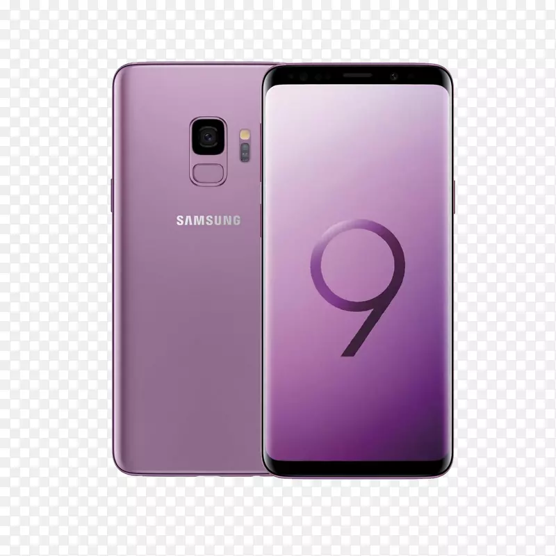 三星星系S9+-64 GB-紫外线-解锁-GSM三星星系S9(双sim)64 GB紫丁香紫色-安卓8.0(奥利奥)-西班牙版智能手机-星系S9