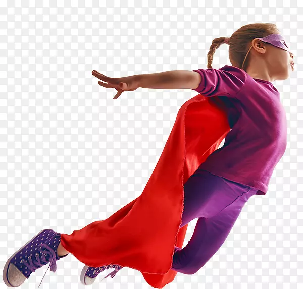 免费儿童影像摄影-飞行超级英雄