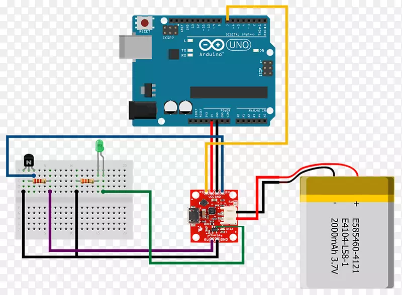 Arduino传感器发光二极管电子电路-切断电缆纵横字谜的原因