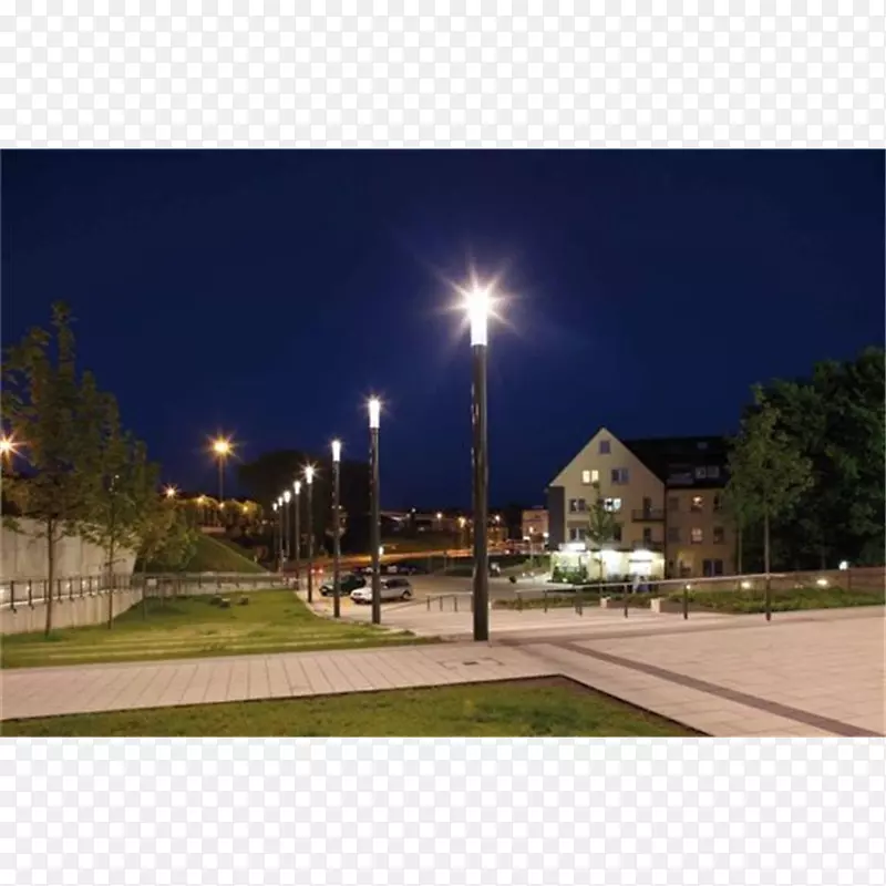 街灯照明能源住宅区场景照明