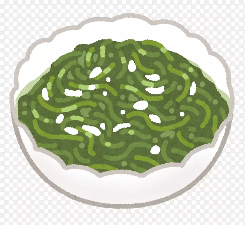 kombu图形食物图像绿菊