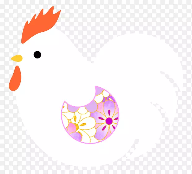 鸡插图夹艺术新年贺卡狗-鸡